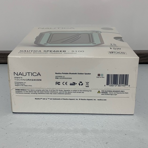 S100 Nautica Portable Bluetooth Outdoor Speaker-NIB - Picture 7 of 9